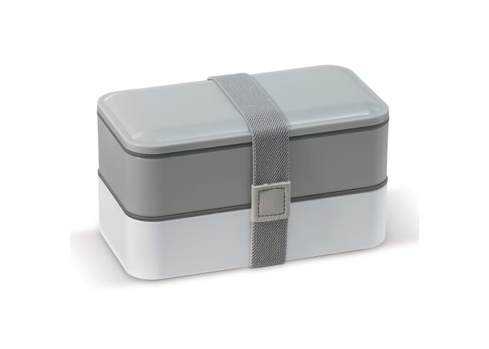Pendule publicitaire Gris et Blanc